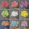 Fashion 3 Heads Artificial Lilis DIY Flower Realistic Fake Flowers Multicolor Plastic Flower Bouquet Home Decoration
