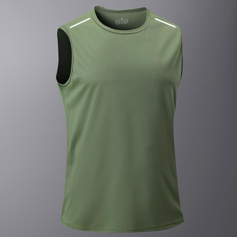 Men's Summer Outdoor Quick-Dry Sleeveless Fitness T-shirt