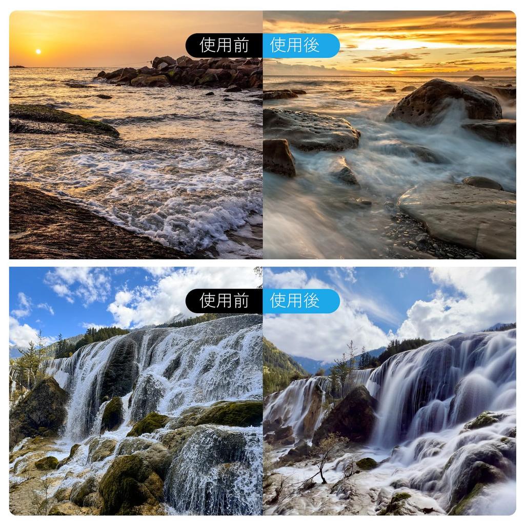 Zestaw filtrów ARTCISE ND Wysoka transmisja zestawu filtrów szarości z dedykowanym przechowywaniem dla i kompatybilny z długą ekspozycją z lustrzankami cyfrowymi i bezlusterkowcami