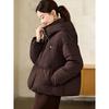 Women's Jacquard Hooded Winter Padded Jacket
