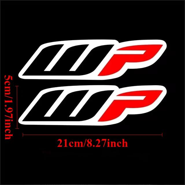 2PCS Motorcycle Stickers Motocross Front Forks Kyb Showa Wp for Shock Absorbers Cool Logo Vinyl Suspension Durable Vinyl Decals