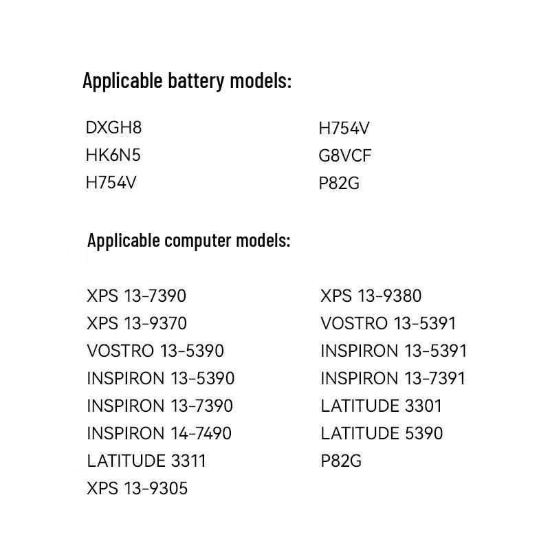 Llano Replacement Laptop Battery for Dell