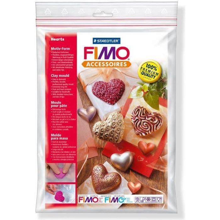 Moule à cœurs - FIMO - Outil souple - Résistant - Qualité professionnelle
