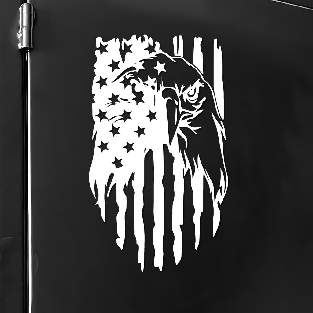 Eagle Sauce One-eyed Flag Creative&funny Stickers for Cartoon Fans&lover,high Quality for Car Trucks Motorcycles &laptops