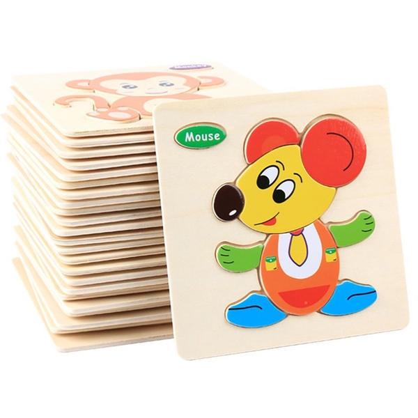 Premium Quality Wooden Puzzle Educational Developmental Baby Kids Training Toy With Fashion Style