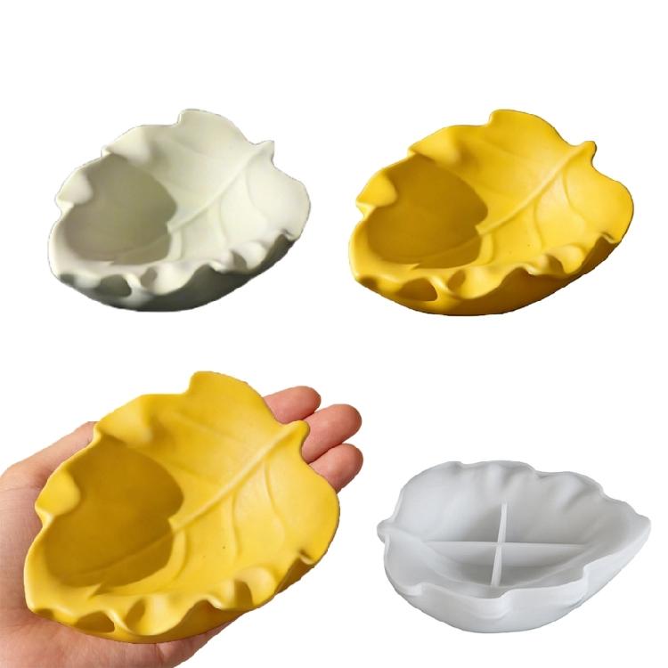 Silicone Candle Mould In Leaf Shape Suitable For Enthusiasts