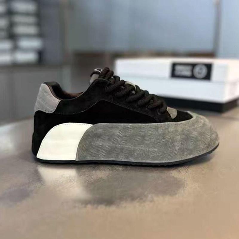 Autumn and Winter New Anti-leather Velvet Board Shoes Lace-up Low-top Casual Transport Ysd