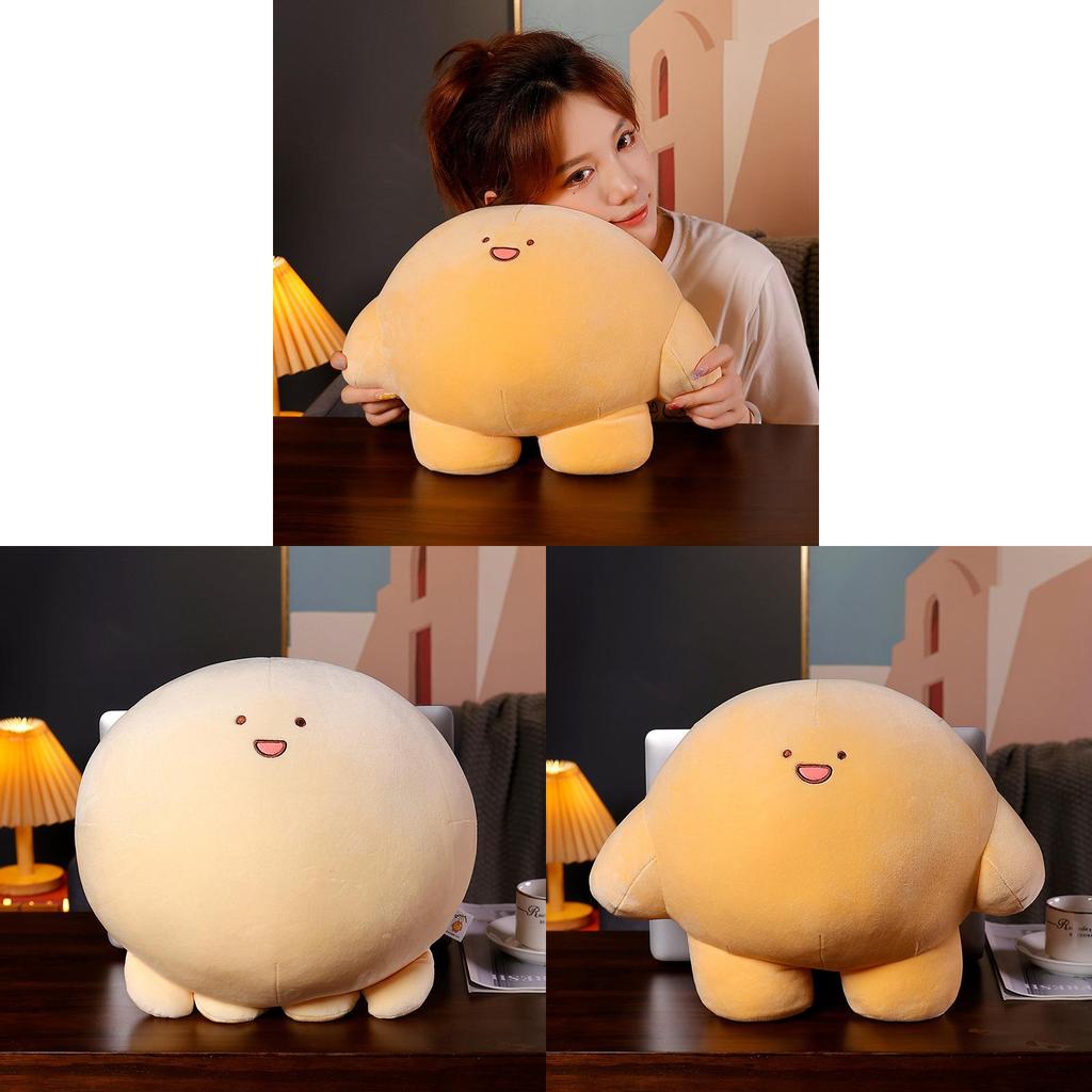 Octopus Pouch Dumpling Cushion Pillow For Living Room And Bedroom Decor With Soft Short Pile Material