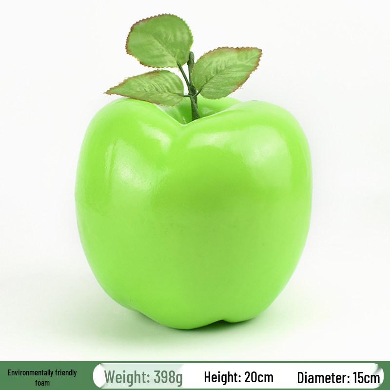 Plastic Red Fuji and Red Delicious Fake Apple Display Decoration Prop