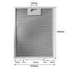 Cooker Hood Filters Metal Mesh Extractor Vent Filter 340x270mm Exhaust Fans Ventilation Filter Mesh Cooker Hood Grease Filter