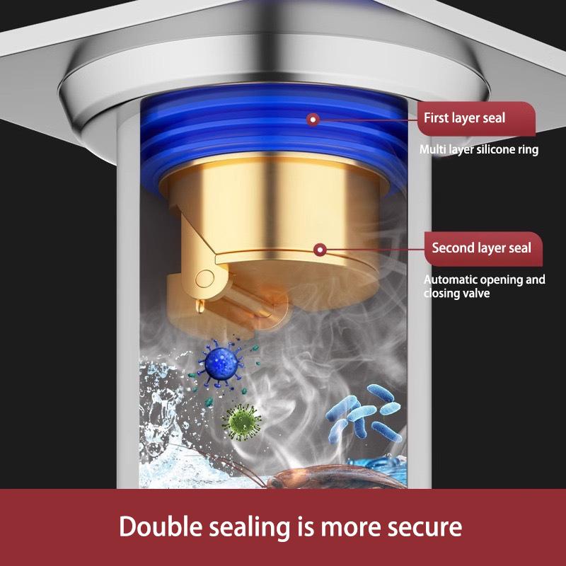 All-copper Floor Drain Deodorizer Bathroom Inner Core Sewer Pipe Anti-odor And Insect-proof Universal Floor Drain Core
