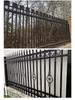 Wrought Iron and Zinc Steel Outdoor Courtyard Protective Fence and Gate Railing.
