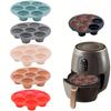 Versatile Silicone Air Fryer Baking Mold - Collapsible, Non-Stick for Cakes, Cupcakes, Muffins & Egg Bites - Ess… More