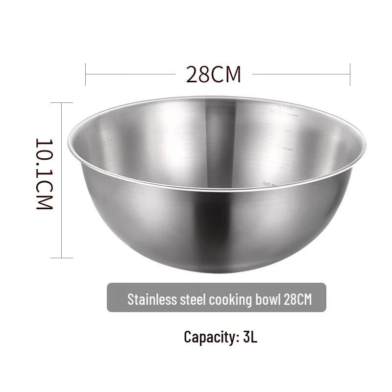 

Food-Grade Stainless Steel Mixing Bowl