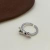 Sweet Heart Bow Adjustable Ring for Women - Girly & Elegant Jewelry Gift