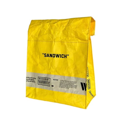 WOCHENENDE(ER) Tyvek Cool Papiertyp Tasche "SANDWICH" 7850303 (Gelb)