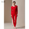 Soft and Warm Women's Autumn/Winter Plus Velvet Thickened Set