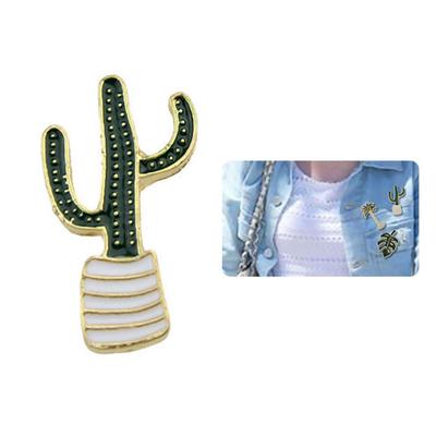 Kaktus Kokosový strom Brož Brož Pin Breastpin Svatební šperky Šátek doplněk