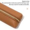 Lychee Grain Pen Bag PU Leather Pen Box Simple Pen Case  School Office