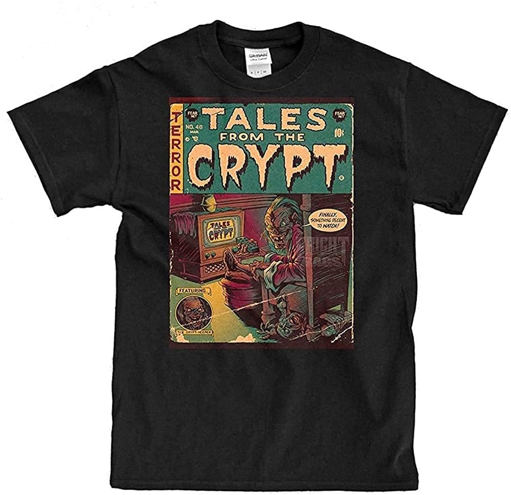 at Tales from The Crypt Poster Shirt Men s Cotton Men T Shirt 3XL чёрный