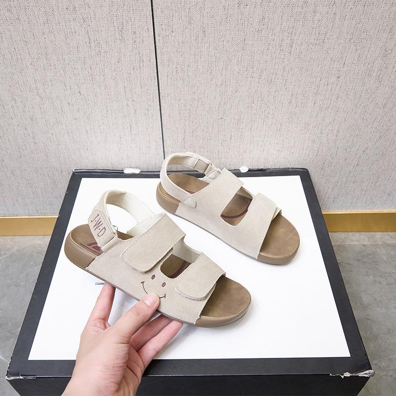 

Shopping mall summer new toast Velcro sandals outside women s shoes casual comfortable beach sandals 35 песочный