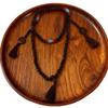 Ethnic Necklace: Retro Wooden Beads & Bodhi Pendant for Men & Women – Versatile Sweater Chain