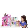 Barbie-Maison de vacances-Coffret et poupée, 4 zones et 11 accessoires HRJ77