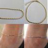 Premium Quality Simple Gold Plated Chain Anklet For Women With Timeless Appeal