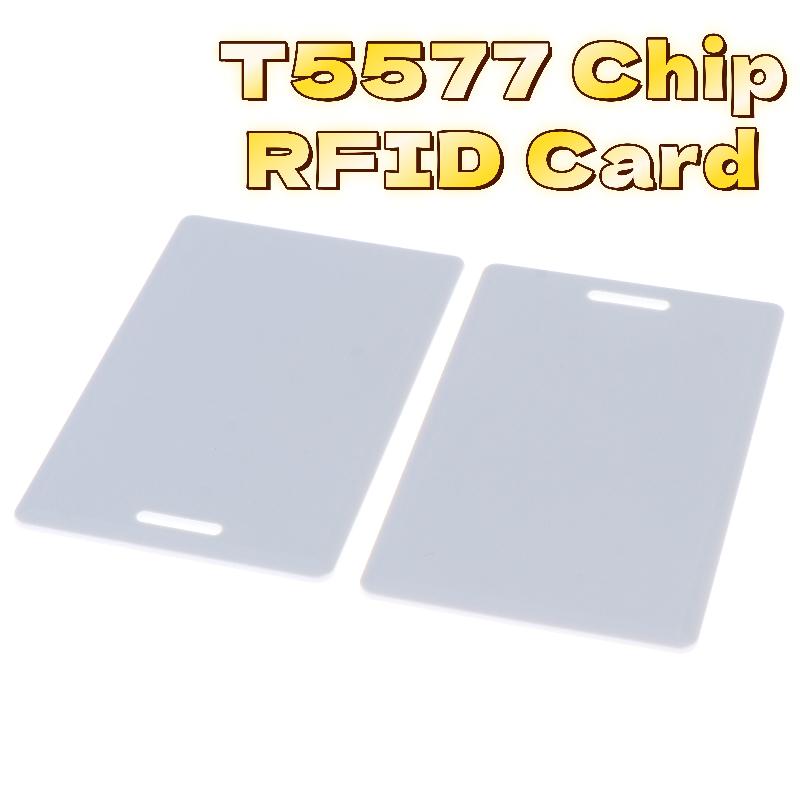 1/3/5Pcs Copy Rewritable Duplicate 125Khz Rfid T5577 Writable Thick Card Rfid T5577 Blank Card Chip Cards