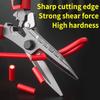 Heavy Duty Iron Shears  for Cable Iron Wire Cutting Stripping Crimping Hand Tool