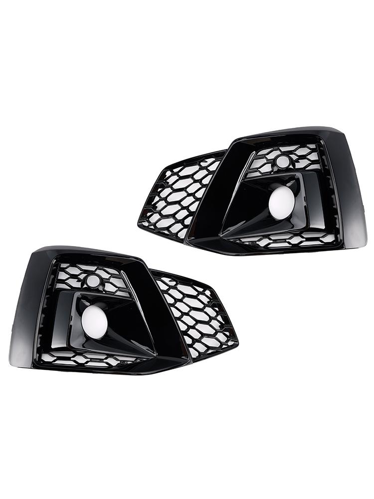 2PCS Front Bumper Fog Light Cover Grille 8W6807682T3Q7 Fit S5 2020-2023