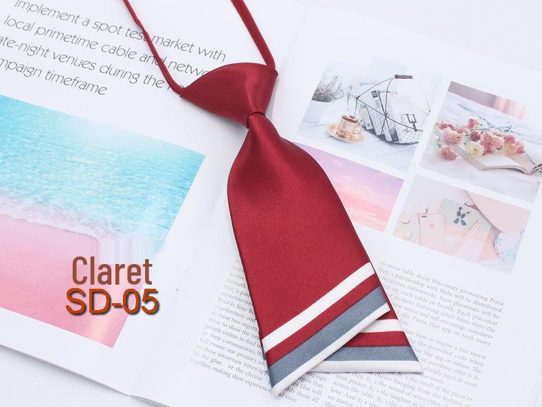 Korean Style Silk Blend Double Layer Bow Tie for Women - Academy Style JK Uniform