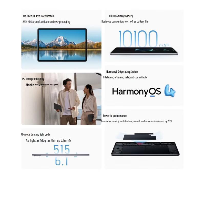 Huawei Qingyun C5 (4th Gen) 11.5-inch Tablet (CN version)