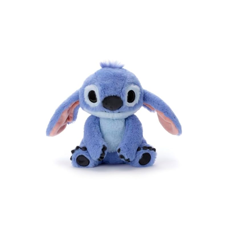 Takara Tomy Arts (TAKARATOMY A.R.T.S) Disney Characters Live-Action Movie Lilo & Stitch Plush Toy S - Stitch Plush Toy (approx. 23cm tall)