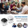 6/12 Stück Tastenkappe Clicker Fidget Spielzeug Tragbarer Schlüsselanhänger Erwachsener Büro Stressabbau Lustiges Fingerspitzen Dekompressions Gadget