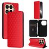 For Xiaomi 15T Pro Case Wallet Rhombus Imprinted Leather Phone Cover