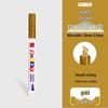 Car Tire Touch-Up Paint Pen, 3mm Angled Tip, Non-Erasable, Quick-Drying for Metal, Wood, Glass Marking