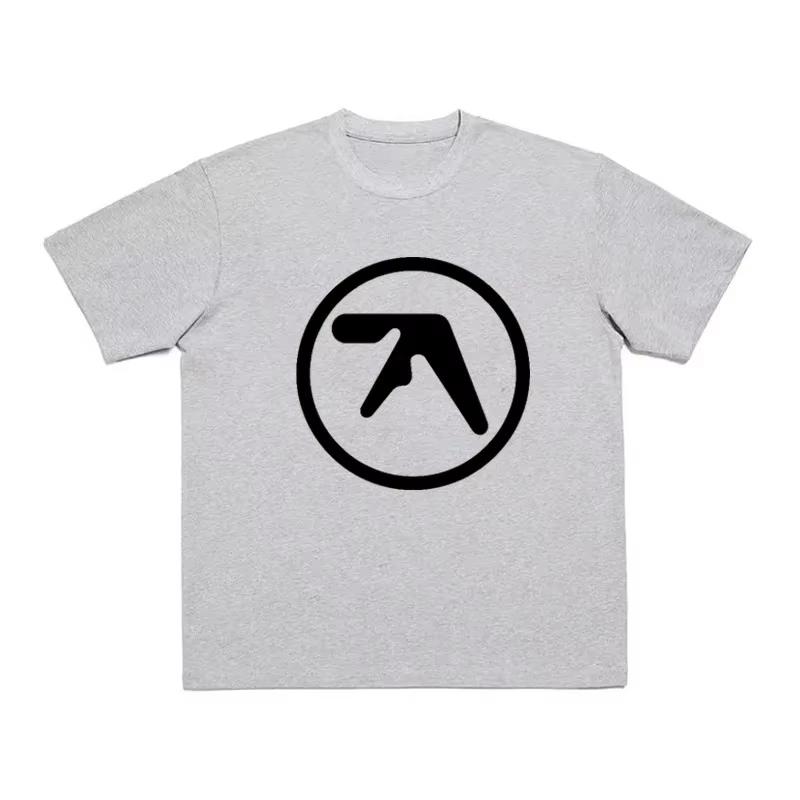 2025 Summer Korean style women Tshirt Aphex Twin Y2k Streetwear Graphic Fashion Printing Harajuku Vintage Styles Oversized Tops