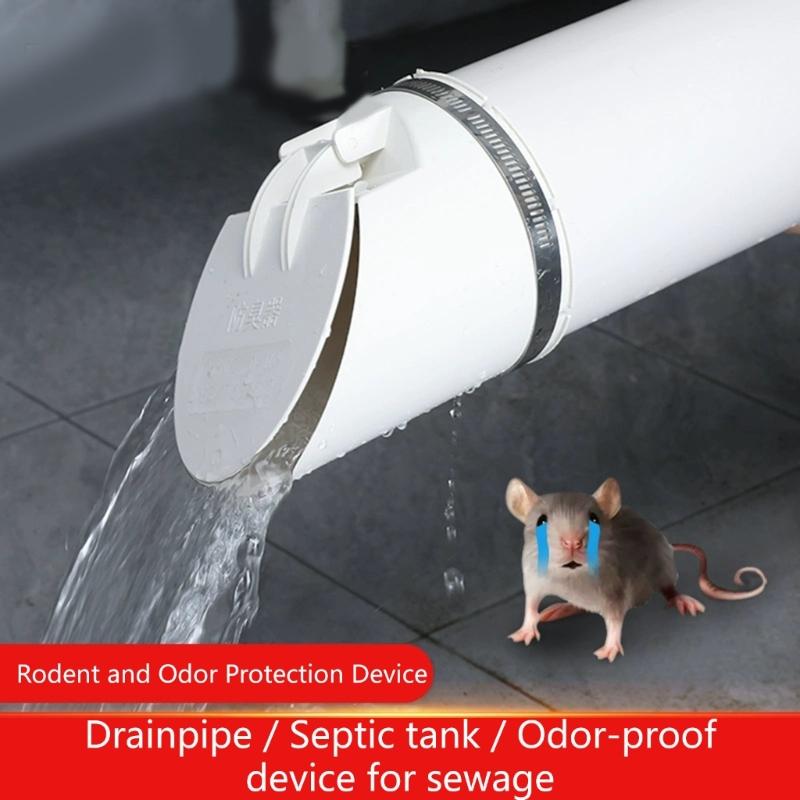 High Efficiency Drain Valves PVC Drainage Pipe Floor Drains Rain Pipe Cap Strainer Plug Outdoor Balcony Accessory