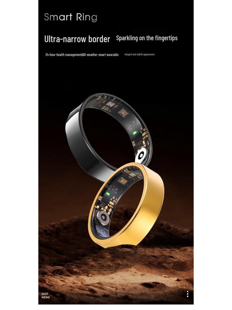 IF-R03 Smart Ring: Waterproof Health Monitor for Heart Rate, Sleep, Emotion & Blood Oxygen via Bluetooth.