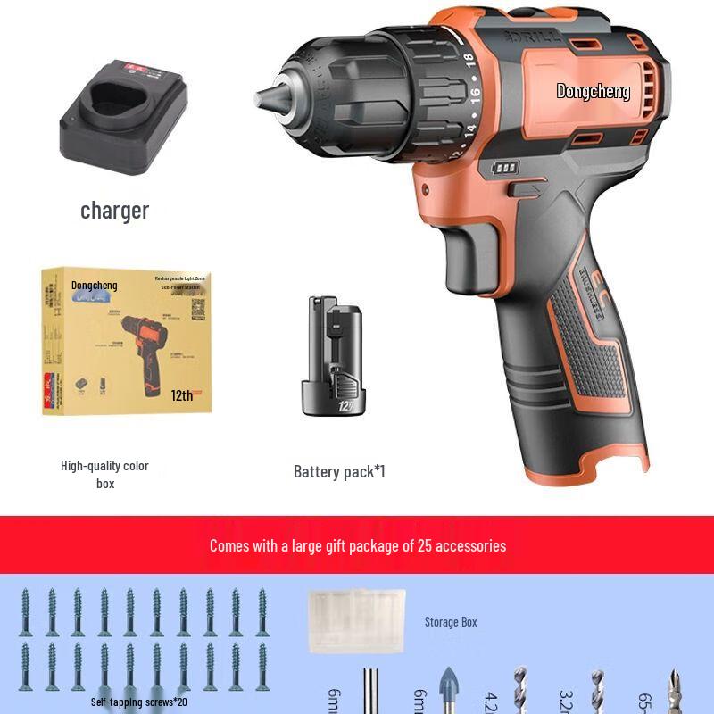 

Dongcheng 1608 Cordless Brushless Electric Drill & Screwdriver CN plug (adapter included)