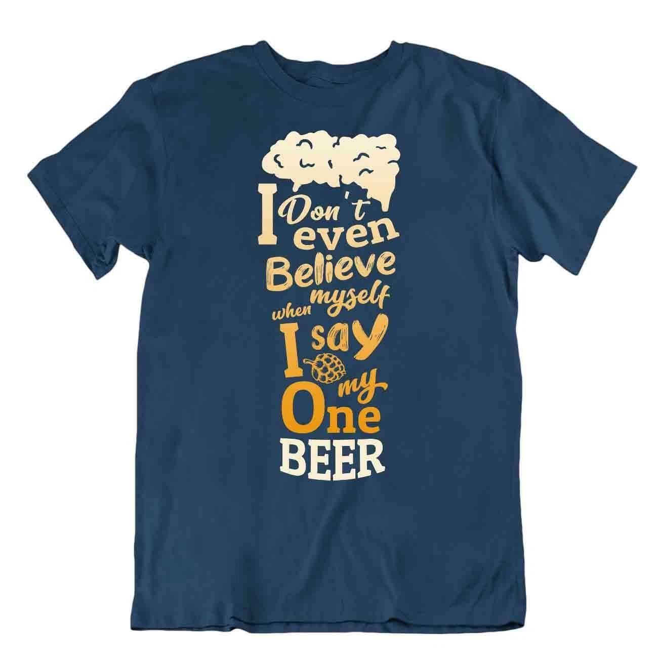 I Believe in Beer TSHIRT Funny Comic TEE Novelty Gift SHIRT cheers Wheat Comic T XL