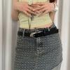 Vintage Women's Belt American Dress Jeans Belt Trendy Waist Belt  Waist Accessories