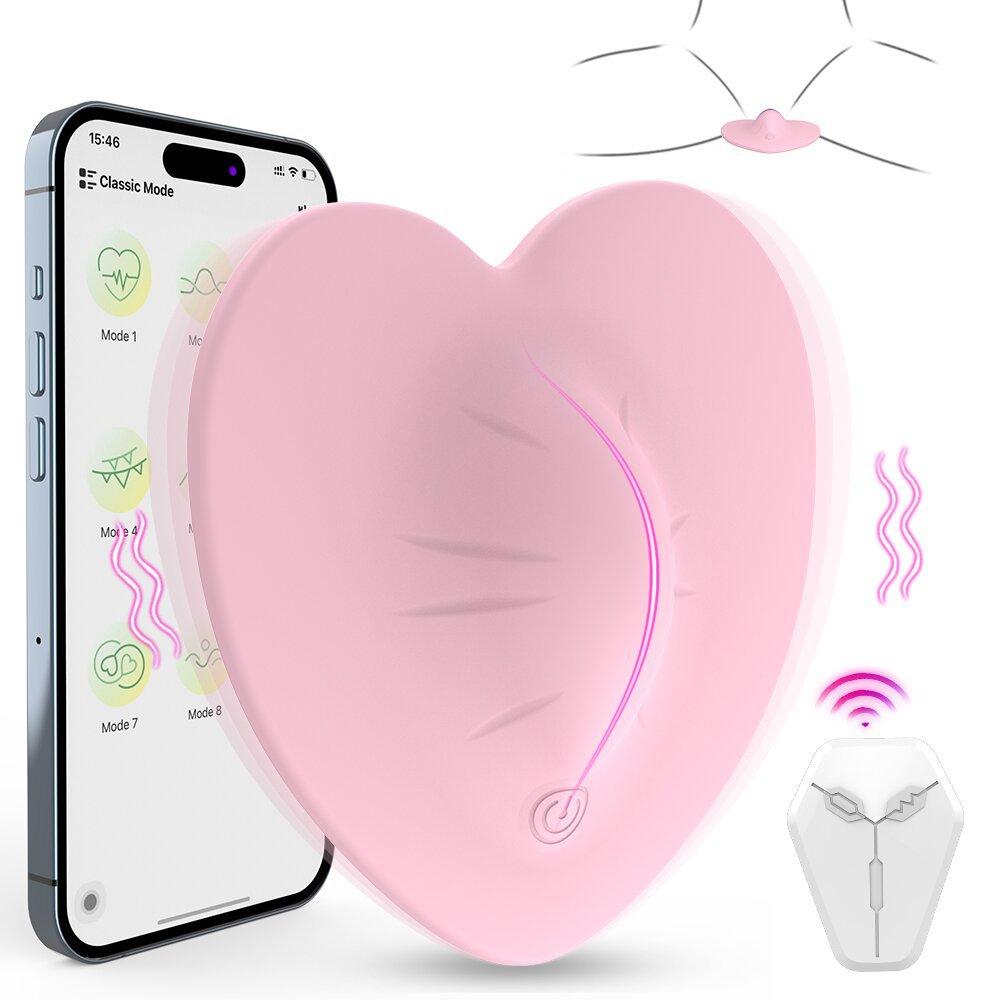 Sitzkissenvibrator App-Fernbedienung 10 Modi Vibrierender Klitorismassager Butt Plug Stimulator Masturbator Sexspielzeug für Frauen