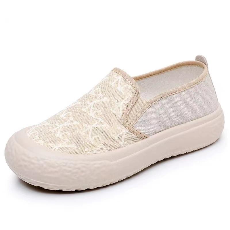 Fisherman shoes women's spring new thick-soled lazy one-pedal women's shoes trendy casual breathable women's single shoes