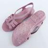 Summer Slope with Women's Sandals Middle-aged and Elderly Mother Sandals Non-slip Middle-heel Soft-soled Plastic Sandals for The Elderly
