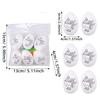 5pcs Sturdy Foam Easters Eggs For Painting And Decorating Portable for Family Activities and Easters Celebration