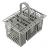 Plastic Cutlery Basket Cutlery Basket Detachable Gray