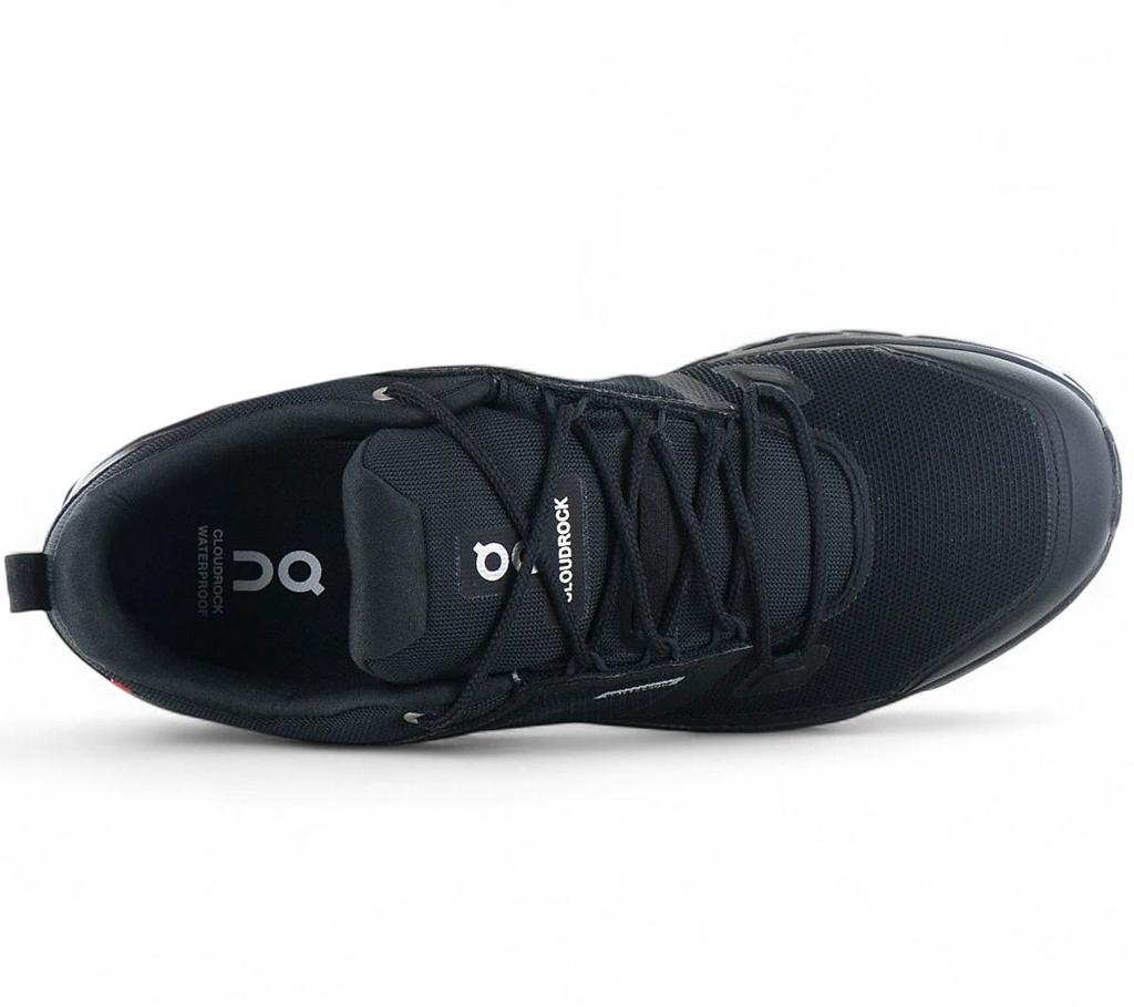 On Running Cloudrock Low WP Waterproof - Pánské turistické boty Trekové boty Černé 3MF10251043 ORIGINÁL