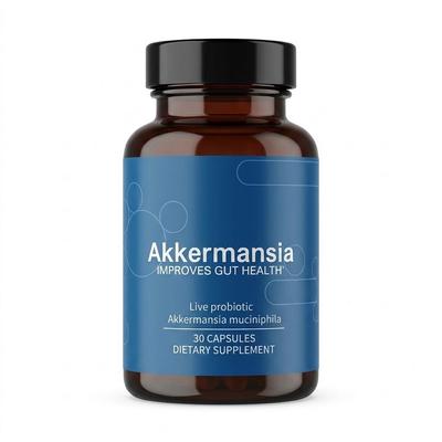 Akkermansia Probiotic with Prebiotic Fiber,Increases GLP-1 Production,Improve Gut Function,Non-GMO,Vegan